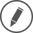 communication with pen symbol